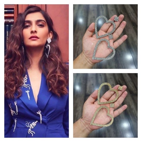 Bollywood Sonam Kapoor Zircoin earrings